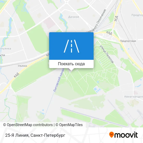 Карта 25-Я Линия