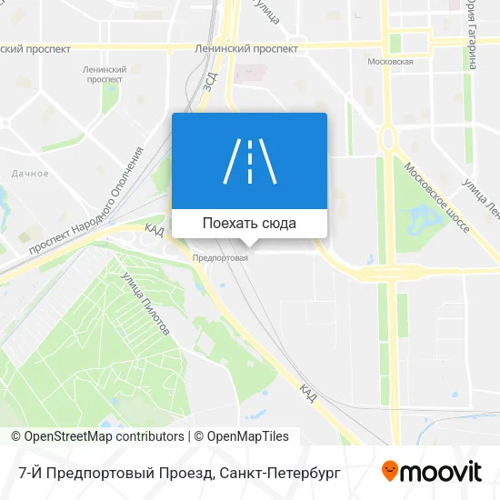 Карта 7-Й Предпортовый Проезд