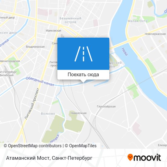 Карта Атаманский Мост