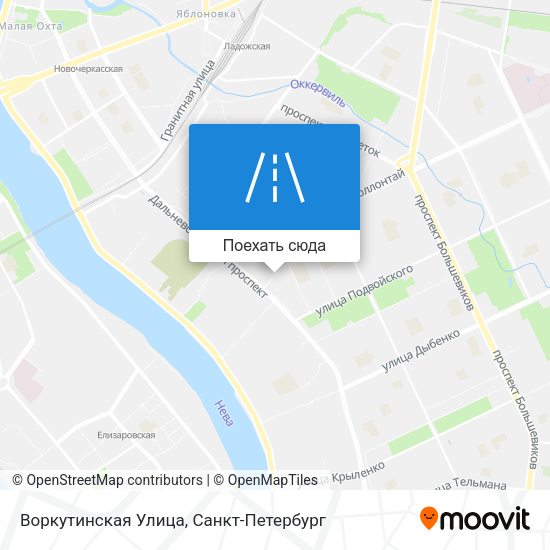 Карта Воркутинская Улица
