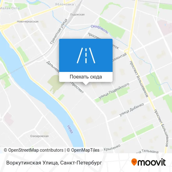 Карта Воркутинская Улица
