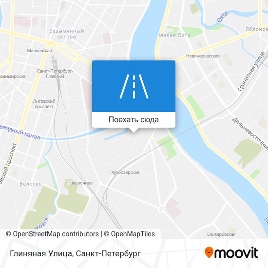Карта Глиняная Улица