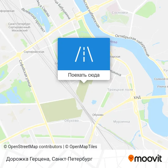 Карта Дорожка Герцена