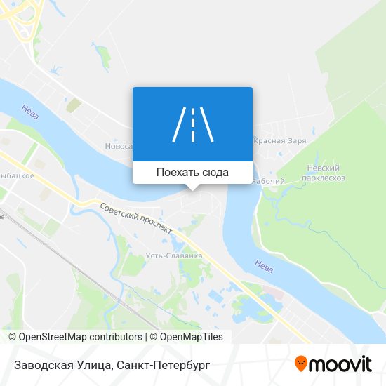 Карта Заводская Улица