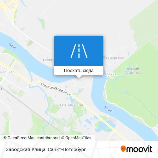 Карта Заводская Улица