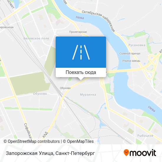 Карта Запорожская Улица