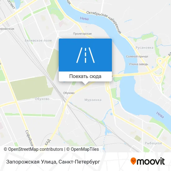Карта Запорожская Улица