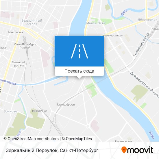 Карта Зеркальный Переулок