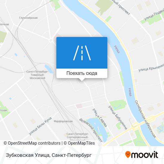 Карта Зубковская Улица