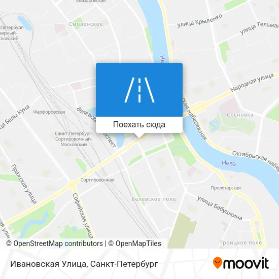 Карта Ивановская Улица