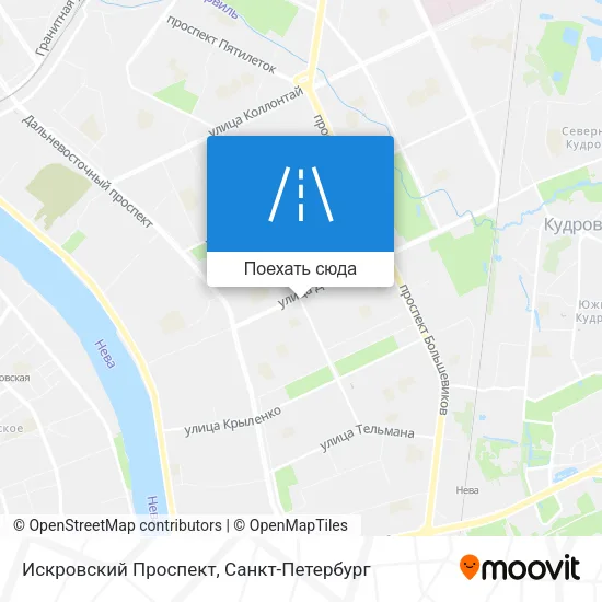 Карта Искровский Проспект