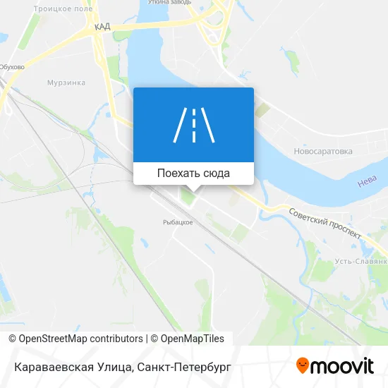 Карта Караваевская Улица