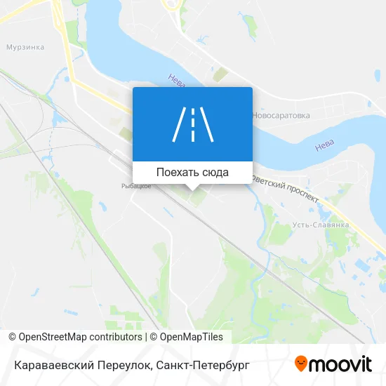 Карта Караваевский Переулок