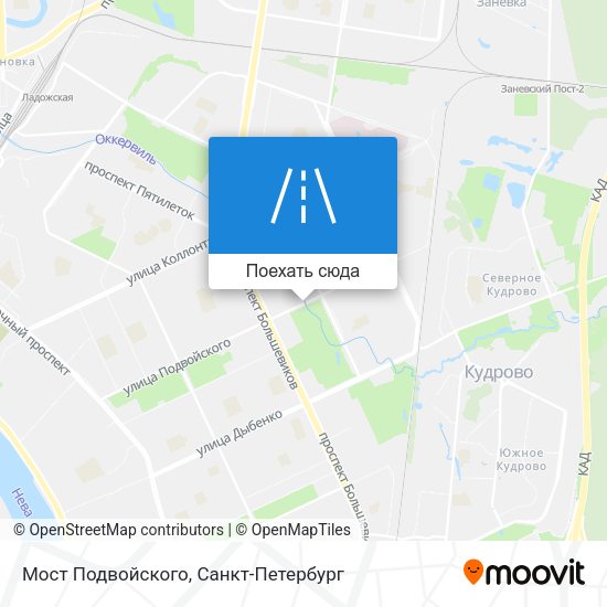 Карта Мост Подвойского
