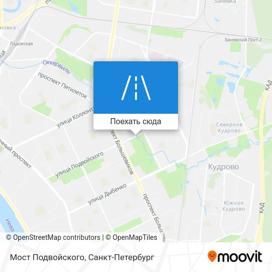 Карта Мост Подвойского