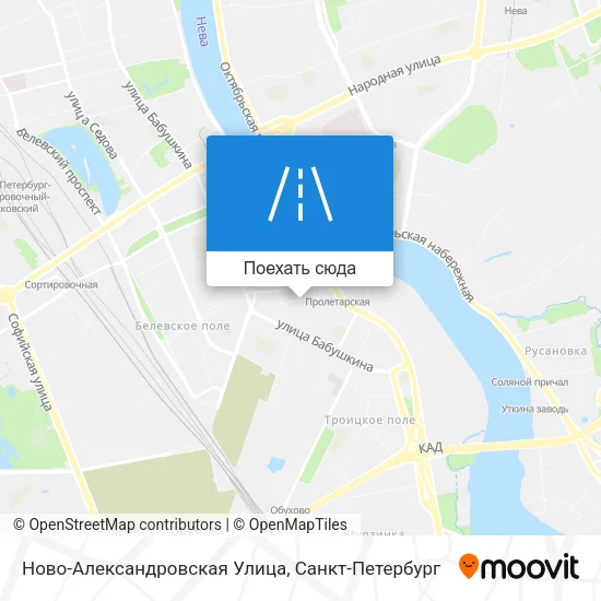 Карта Ново-Александровская Улица