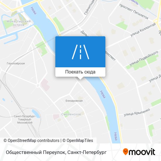 Карта Общественный Переулок
