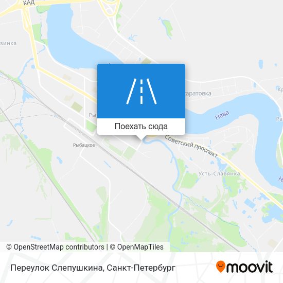 Карта Переулок Слепушкина
