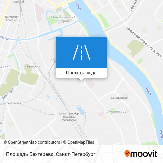 Карта Площадь Бехтерева
