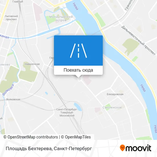Карта Площадь Бехтерева