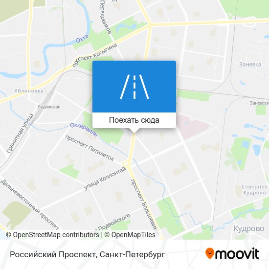 Карта Российский Проспект