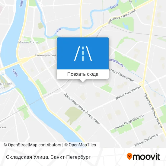 Карта Складская Улица