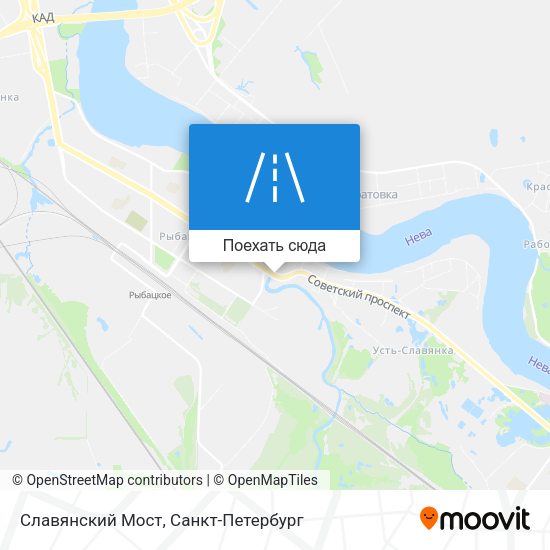 Карта Славянский Мост