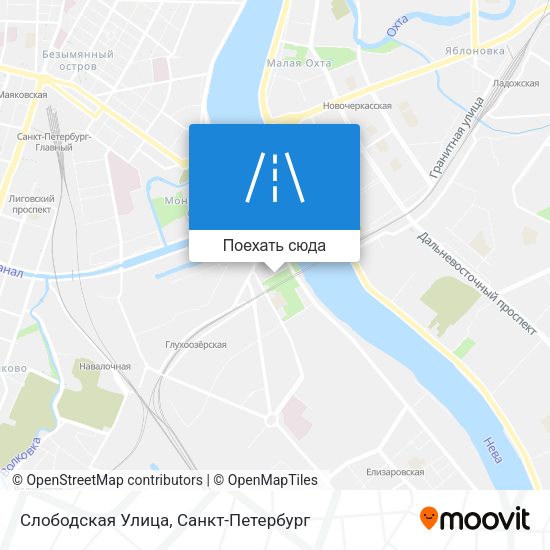 Карта Слободская Улица