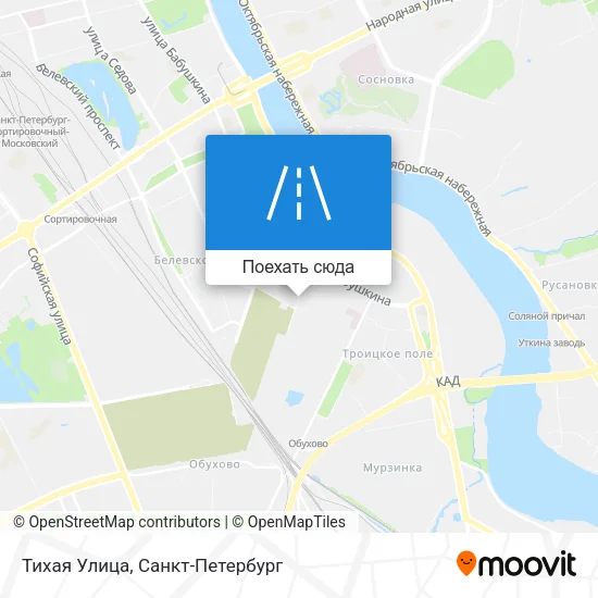 Карта Тихая Улица