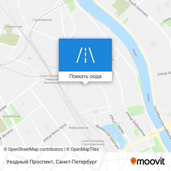 Карта Уездный Проспект