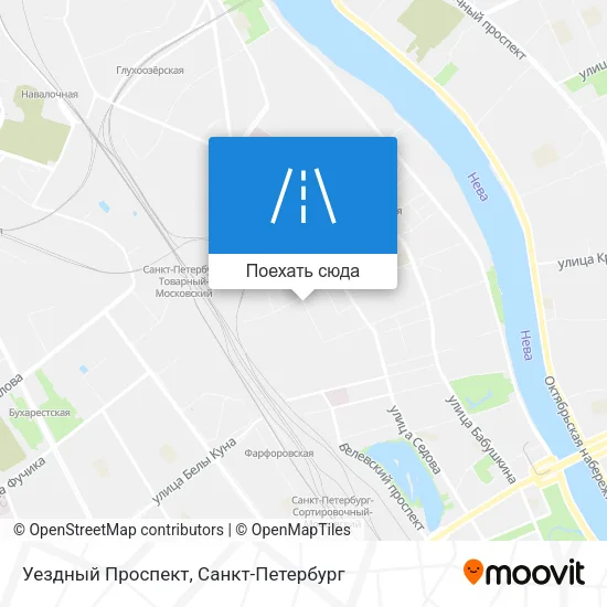 Карта Уездный Проспект