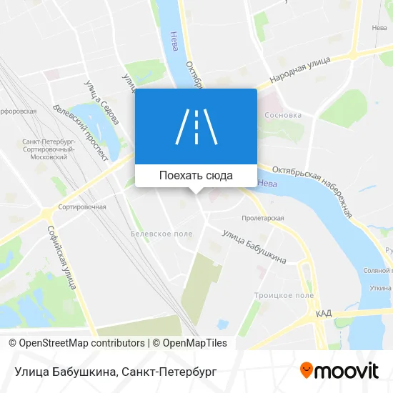 Карта Улица Бабушкина
