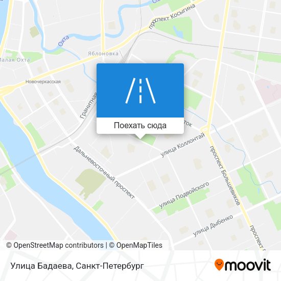 Карта Улица Бадаева
