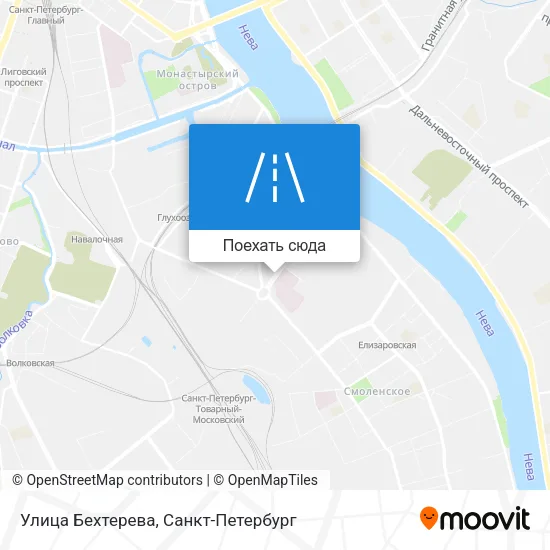 Карта Улица Бехтерева
