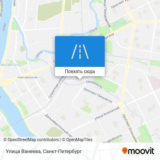 Карта Улица Ванеева