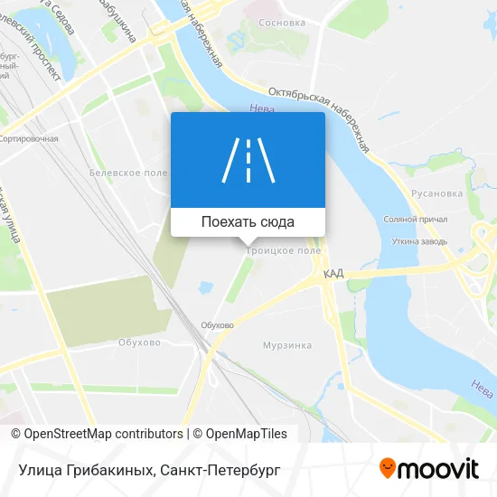 Карта Улица Грибакиных