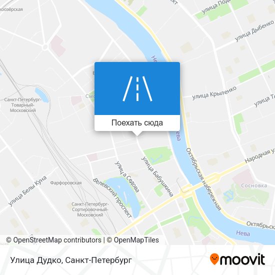 Карта Улица Дудко