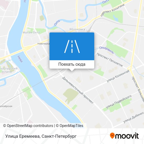 Карта Улица Еремеева