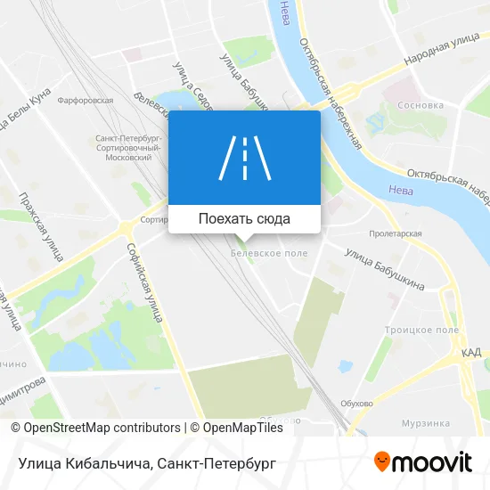 Карта Улица Кибальчича