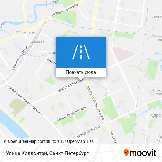 Карта Улица Коллонтай
