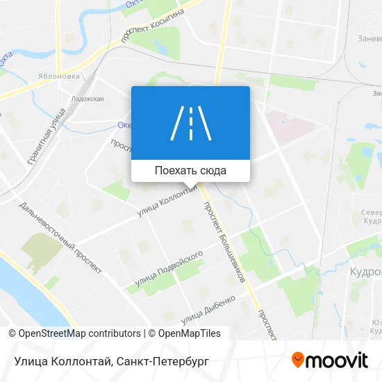 Карта Улица Коллонтай