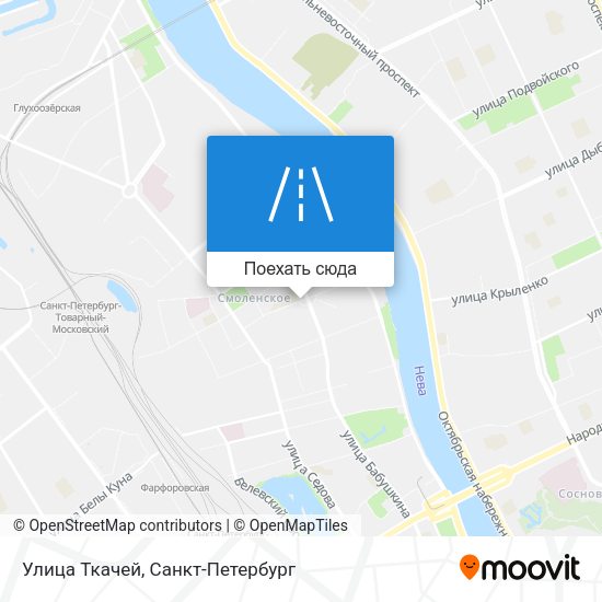 Карта Улица Ткачей