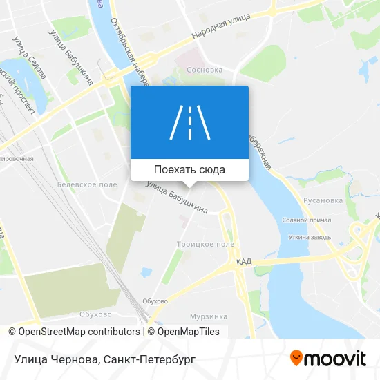 Карта Улица Чернова