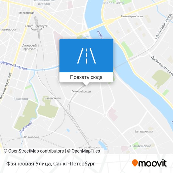 Карта Фаянсовая Улица