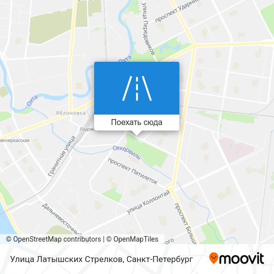 Карта Улица Латышских Стрелков