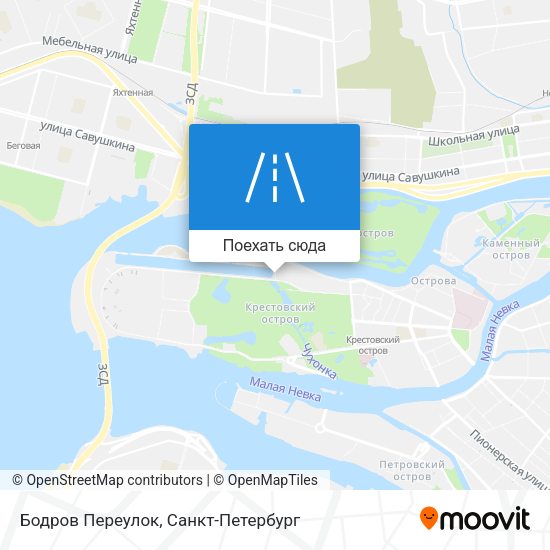 Карта Бодров Переулок