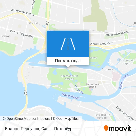 Карта Бодров Переулок