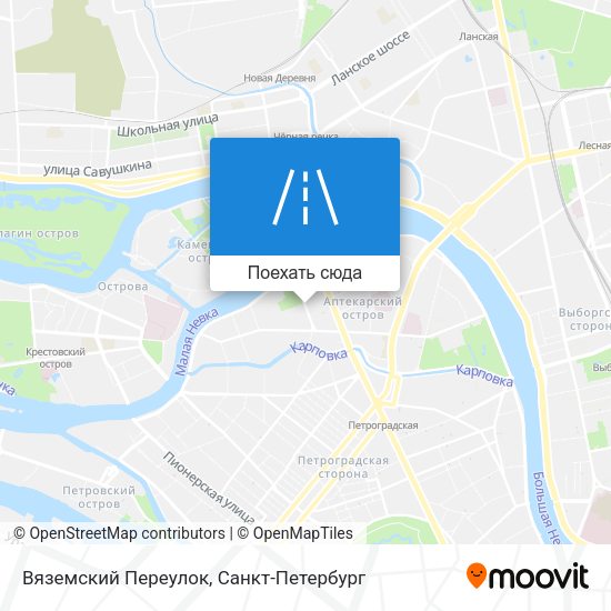 Карта Вяземский Переулок