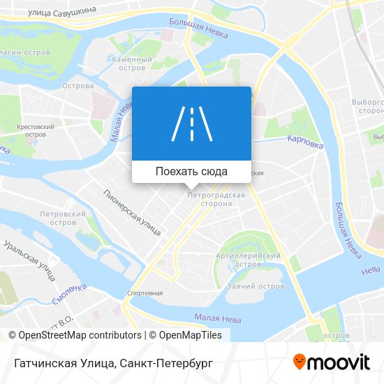Карта Гатчинская Улица