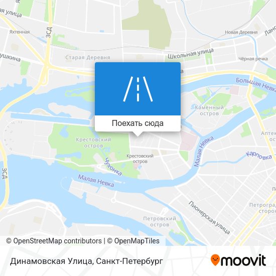 Карта Динамовская Улица